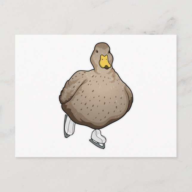 Postal Patinaje sobre hielo (Anverso)