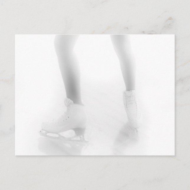 Postal Patinaje sobre hielo (Anverso)