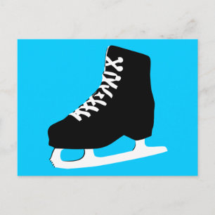 Postal patinaje sobre hielo