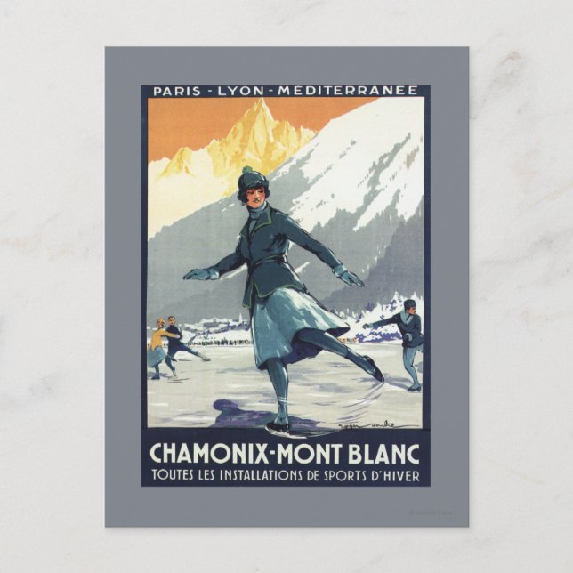 Postal Patinaje sobre hielo - Poster de Promo Olímpico PL