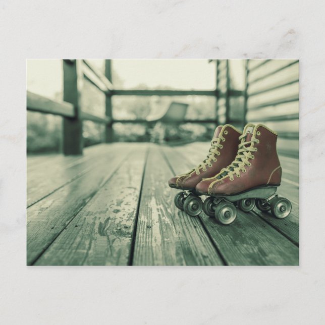Postal Patines Retro Vintage Roller (Anverso)