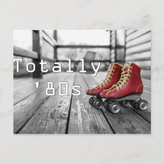 Postal Patines Roller Totalmente Ochenta