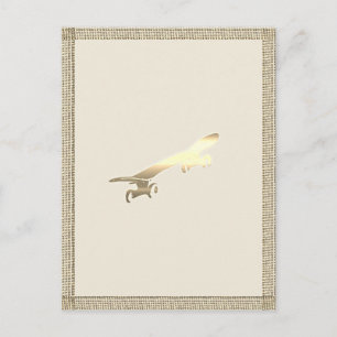 Postal Patineta de oro para niños