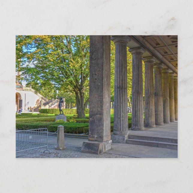 Postal Patio de Colonnade, Isla de los Museos, Berlín (Anverso)
