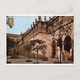 Postal Patio de los Naranjos de Barcelona Patio Vintage