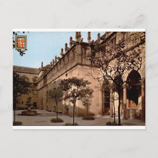 Postal Patio de los Naranjos de Barcelona Patio Vintage
