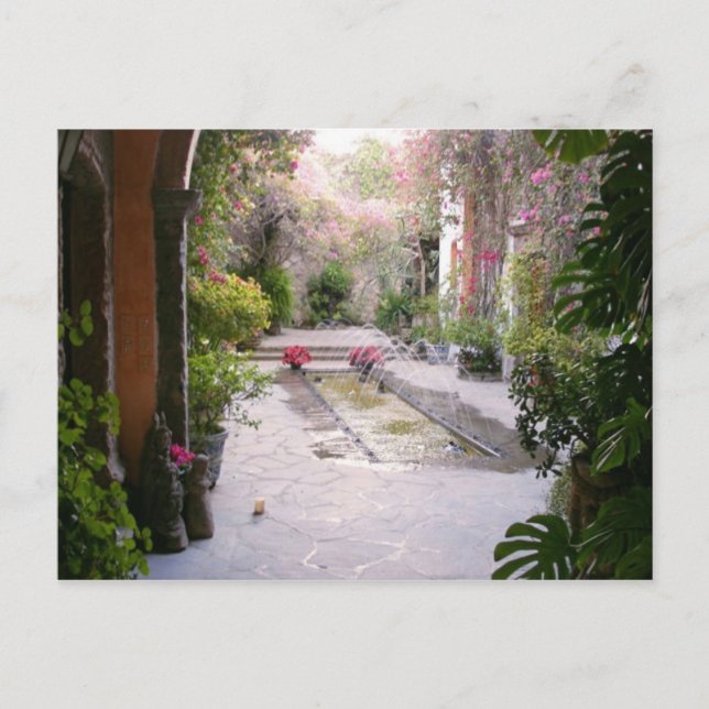 Postal Patio de México (Anverso)
