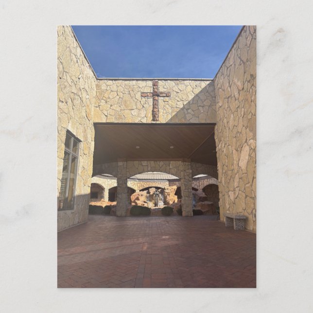 Postal Patio de Piedra Histórico (Anverso)