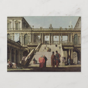 Postal Patio del castillo, 1762