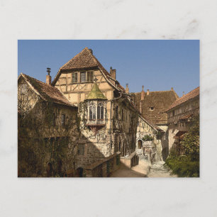 Postal Patio del castillo, Wartburg, Turingia, Alemania