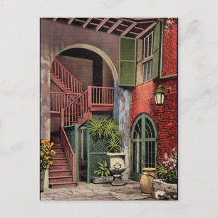 Postal Patio patio de Nueva Orleans