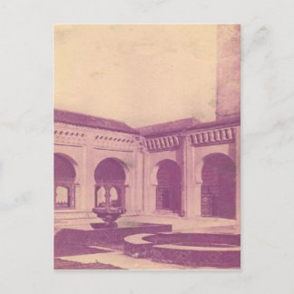 Postal Patio vintage, Argelia 1910