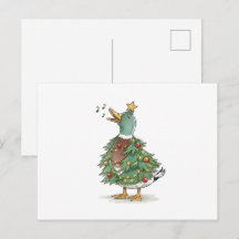 Pato Cantando Árbol de Navidad para Amor de Fiesta