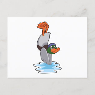 Postal Pato con parada de manos en agua.PNG