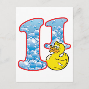 Postal Pato de 11 años