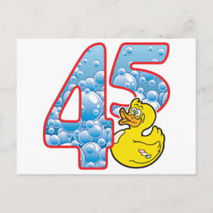 Postal Pato de 45 años