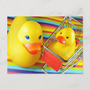 Postal Pato de caucho