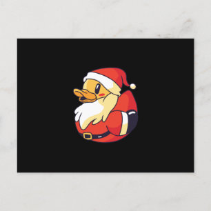 Postal Pato de caucho de Santa
