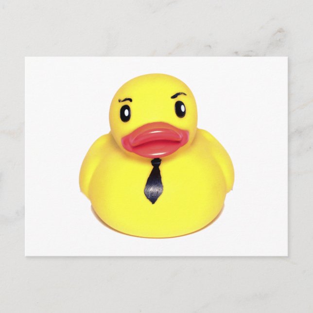Postal Pato de negocios (Anverso)