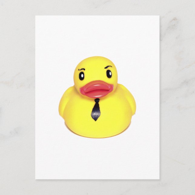 Postal Pato de negocios (Anverso)