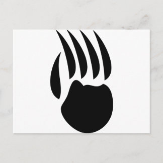 Postal pato de oso negro