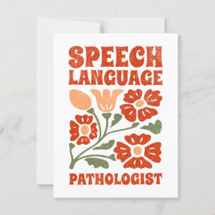 Postal Patólogo del lenguaje de voz