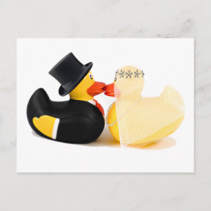Postal Patos de boda 3