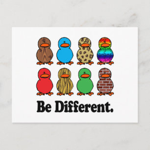 Postal Patos Diferentes