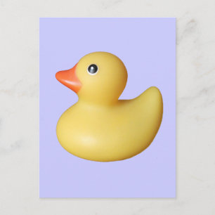 Postal Patos en fila