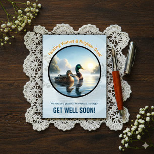 Postal Patos Reales Hermosos Se Recuperan 