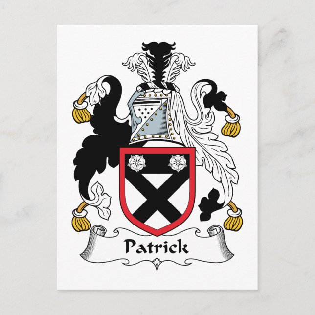 Postal Patrick Family Crest (Anverso)