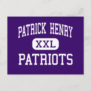 Postal Patrick Henry - Patriotas - Alto - Roanoke Virgini