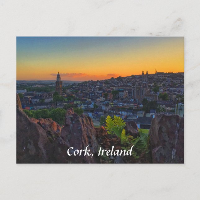 Postal Patrick's Hill, Cork, Irlanda Postcard (Anverso)