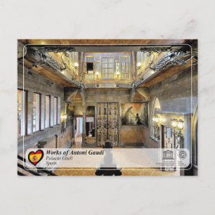 Postal Patrimonio de la Humanidad de la UNESCO - Antoni G