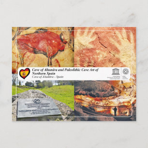 Postal Patrimonio de la Humanidad de la UNESCO - Cueva de