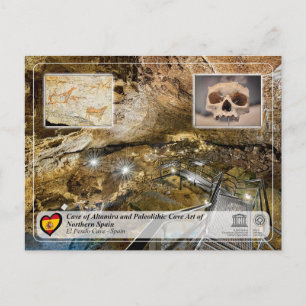 Postal Patrimonio de la Humanidad de la UNESCO - Cueva de