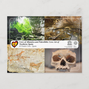Postal Patrimonio de la Humanidad de la UNESCO - Cueva de