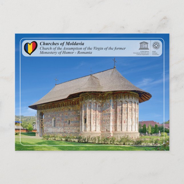 Postal Patrimonio de la Humanidad de la UNESCO - Iglesias (Anverso)