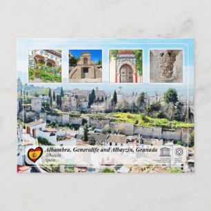 Postal Patrimonio de la Humanidad por la UNESCO - Albaicí