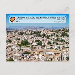 Postal Patrimonio de la Humanidad por la UNESCO - Albaicí