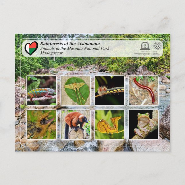 Postal Patrimonio de la Humanidad por la UNESCO - Atsinan (Anverso)