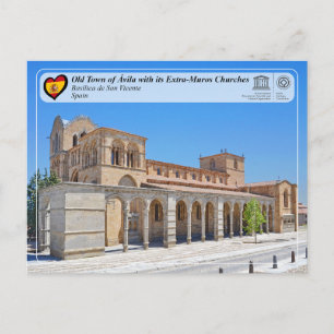 Postal Patrimonio de la Humanidad por la UNESCO - Ávila -