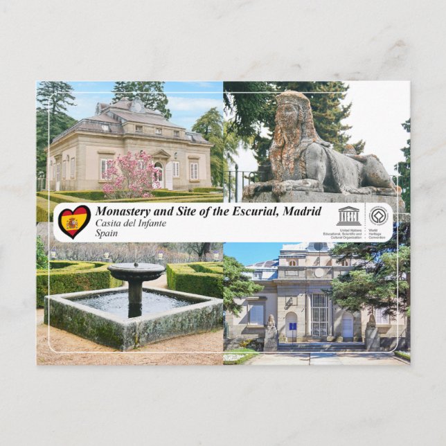 Postal Patrimonio de la Humanidad por la UNESCO - Casita  (Anverso)