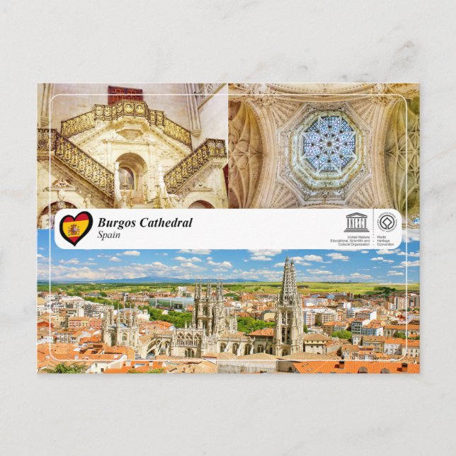 Postal Patrimonio de la Humanidad por la UNESCO, Catedral (Anverso)