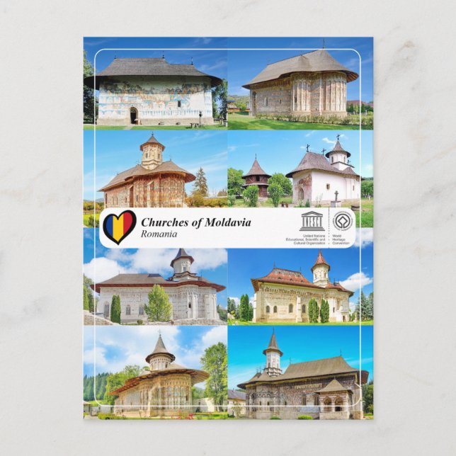 Postal Patrimonio de la Humanidad por la UNESCO - Iglesia (Anverso)