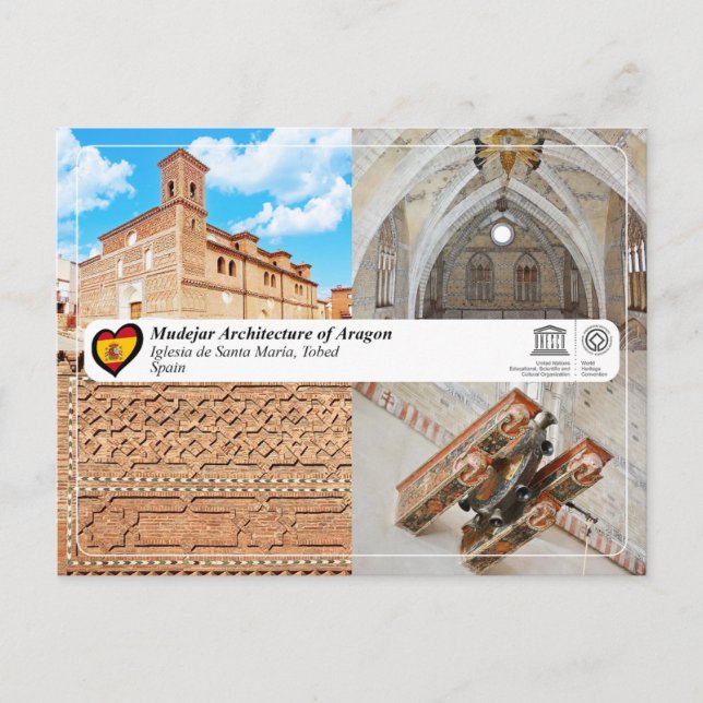 Postal Patrimonio de la Humanidad por la UNESCO - Iglesia (Anverso)