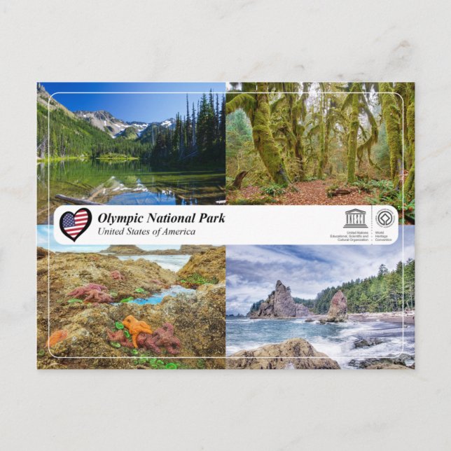 Postal Patrimonio de la Humanidad por la UNESCO - Parque  (Anverso)