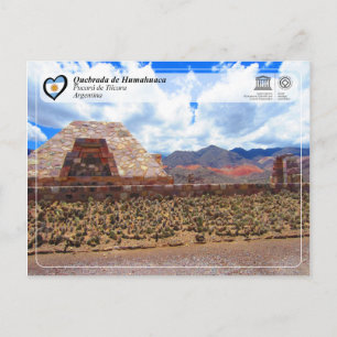 Postal Patrimonio de la Humanidad por la UNESCO - Quebrad