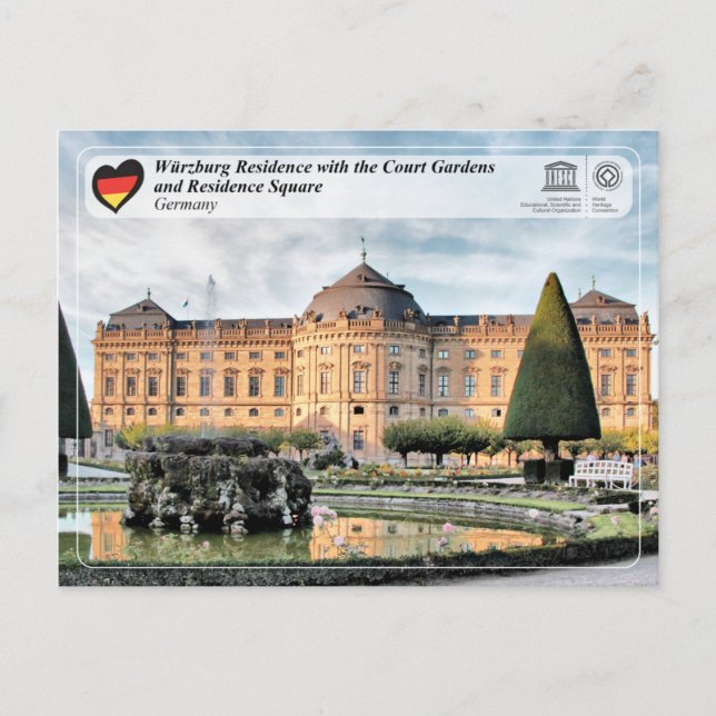 Postal Patrimonio de la Humanidad por la UNESCO - Residen (Anverso)