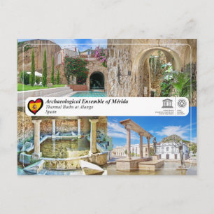 Postal Patrimonio de la Humanidad por la UNESCO - Termas